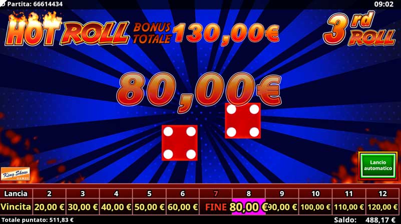 Hot Roll Bonus Game