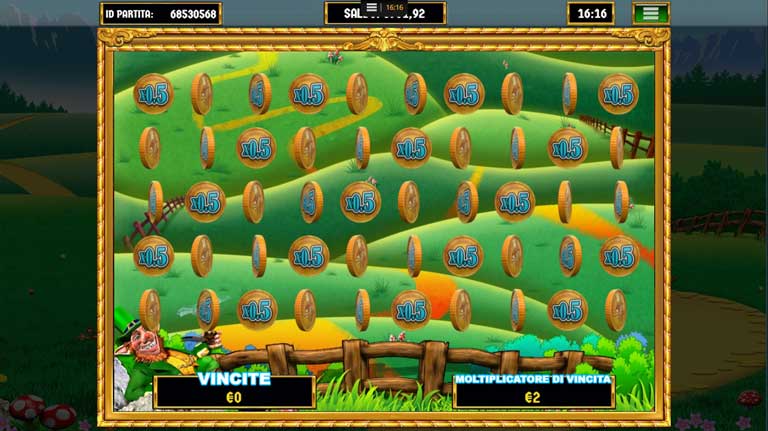 Slingo Rainbow Riches Goldbet Campo Di Monete